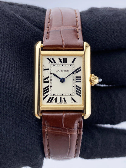 Cartier Tank Louis W1529856 18K Yellow Gold Ladies Watch - Watches