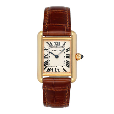 Cartier Tank Louis W1529856 18K Yellow Gold Ladies Watch - Watches