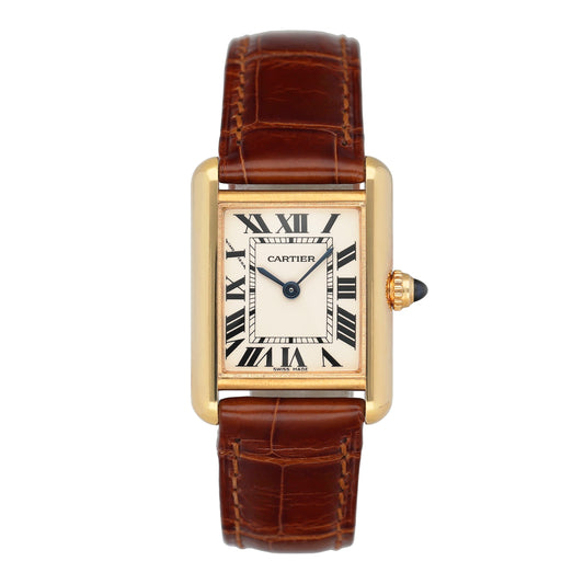 Cartier Tank Louis W1529856 18K Yellow Gold Ladies Watch - Watches