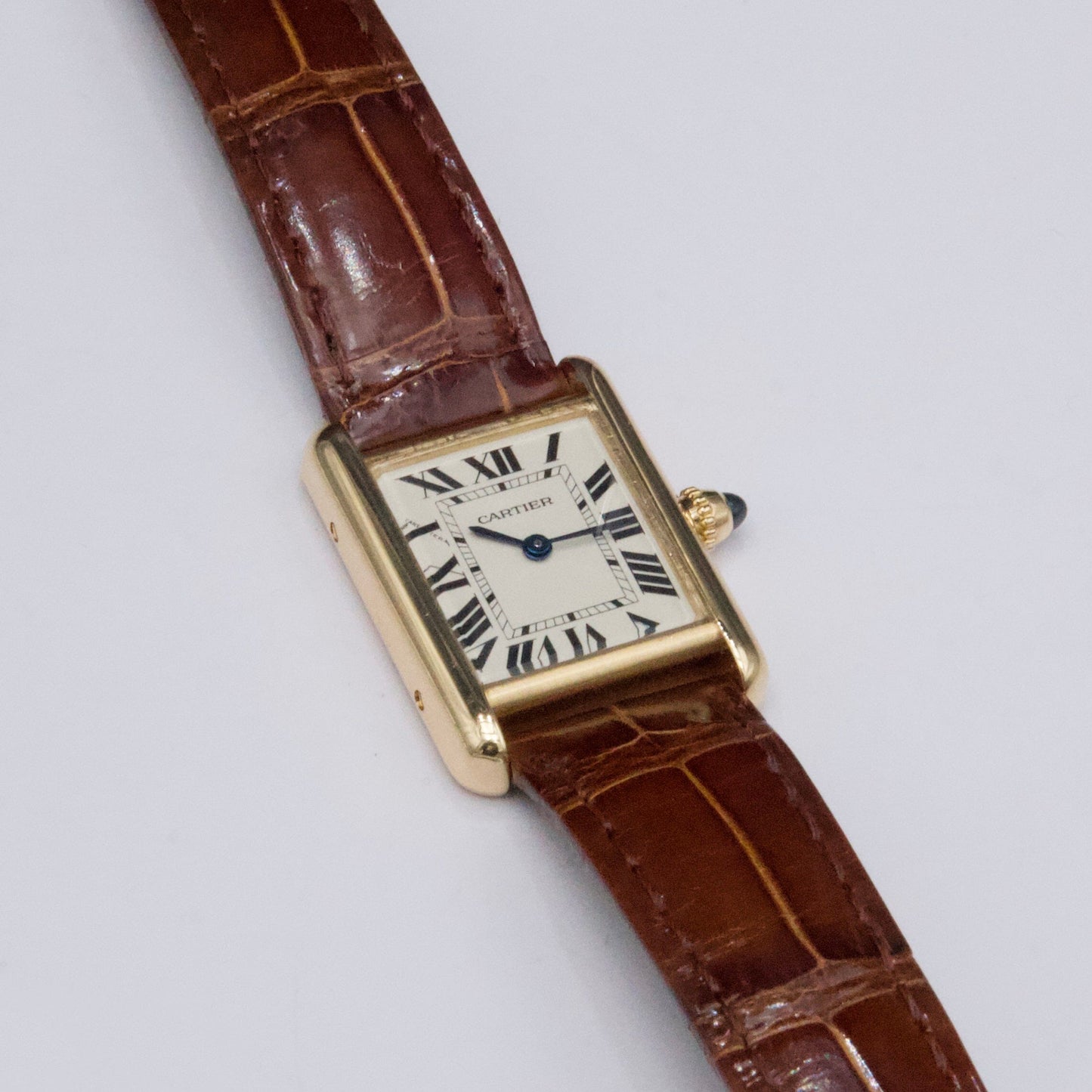 Cartier Tank Louis W1529856 18K Yellow Gold Ladies Watch Box Papers - Watches