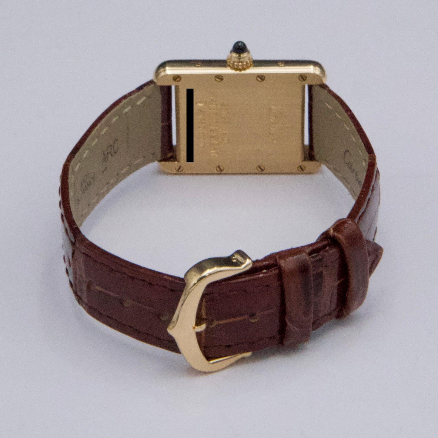 Cartier Tank Louis W1529856 18K Yellow Gold Ladies Watch Box Papers - Watches