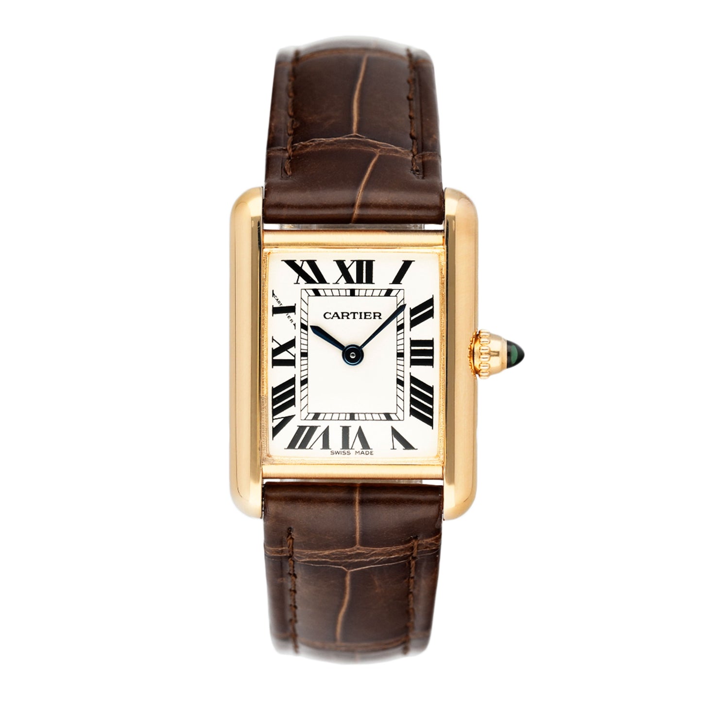 Cartier Tank Louis W1529856 18K Yellow Gold Ladies Watch Box Papers