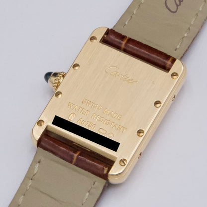 Cartier Tank Louis W1529856 18K Yellow Gold Ladies Watch Box Papers - Watches