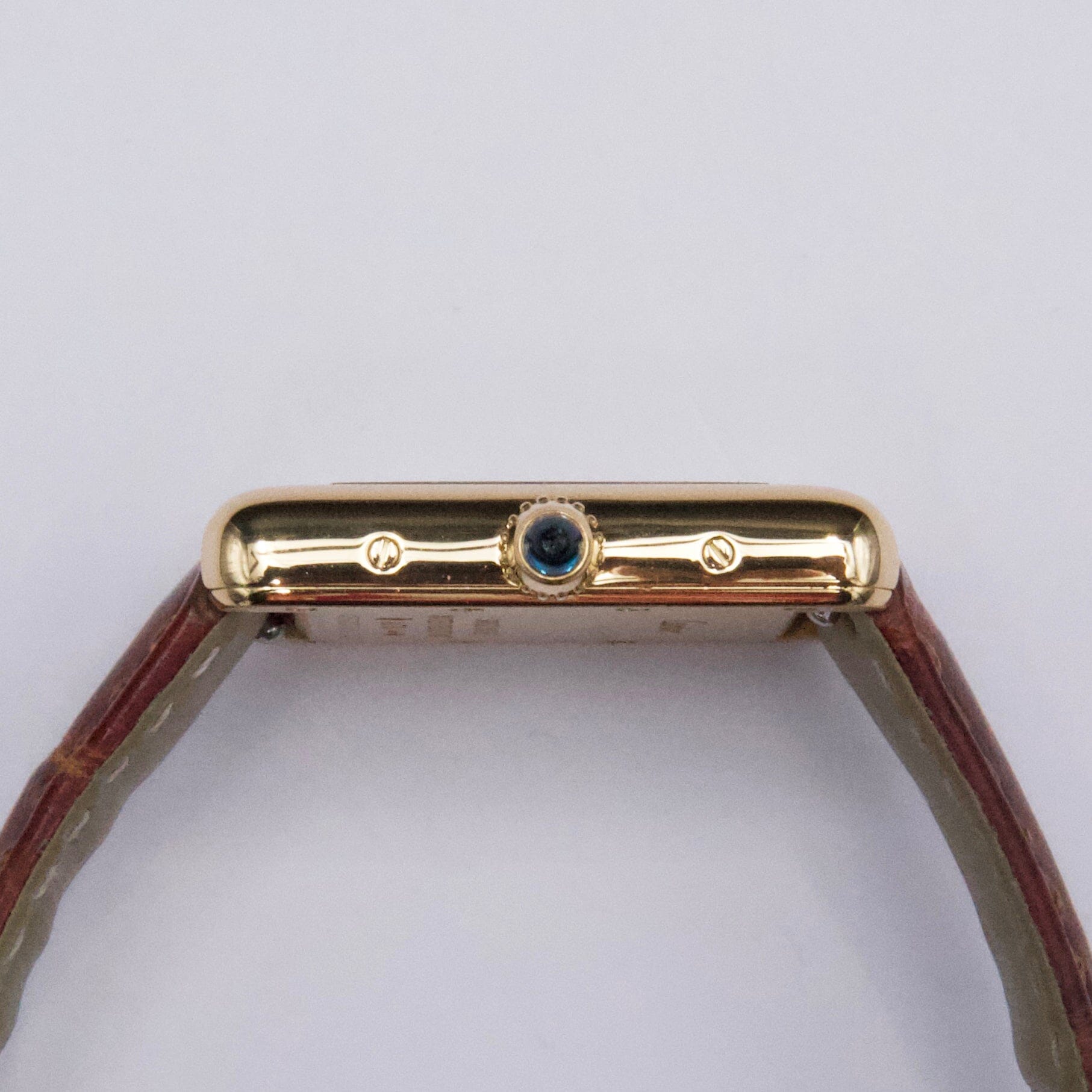 Cartier Tank Louis W1529856 18K Yellow Gold Ladies Watch Box Papers - Watches