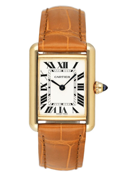 Cartier Tank Louis W1529856 18K Yellow Gold Ladies Watch Box Papers - Watches