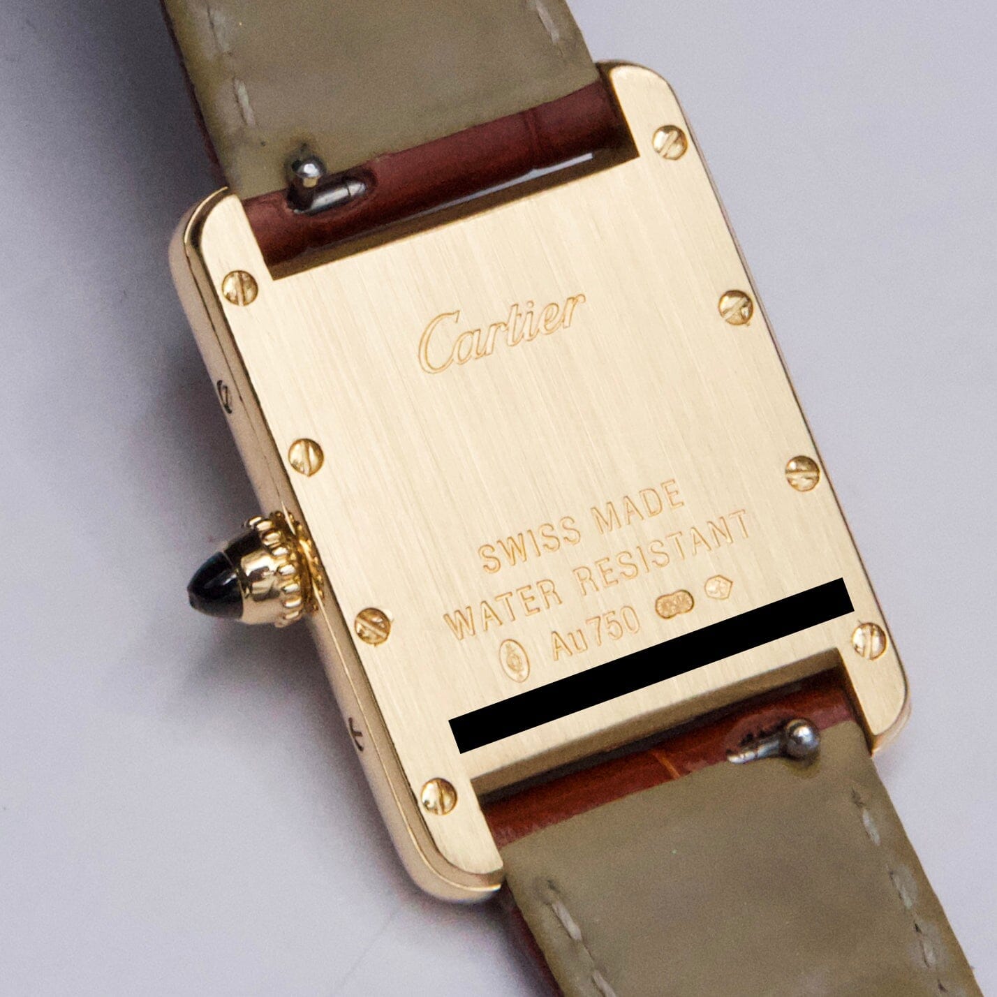 Cartier Tank Louis W1529856 18K Yellow Gold Ladies Watch Box Papers - Watches