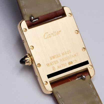 Cartier Tank Louis W1529856 18K Yellow Gold Ladies Watch Box Papers - Watches