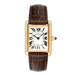 Cartier Tank Louis W1529856 18K Yellow Gold Ladies Watch Box Papers