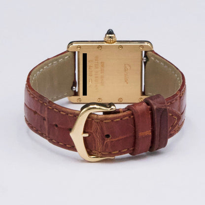 Cartier Tank Louis W1529856 18K Yellow Gold Ladies Watch Box Papers - Watches