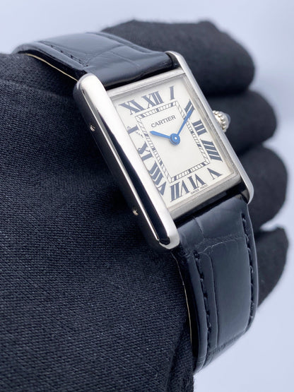 Cartier Tank Louis W1541056 18K White Gold Ladies Watch