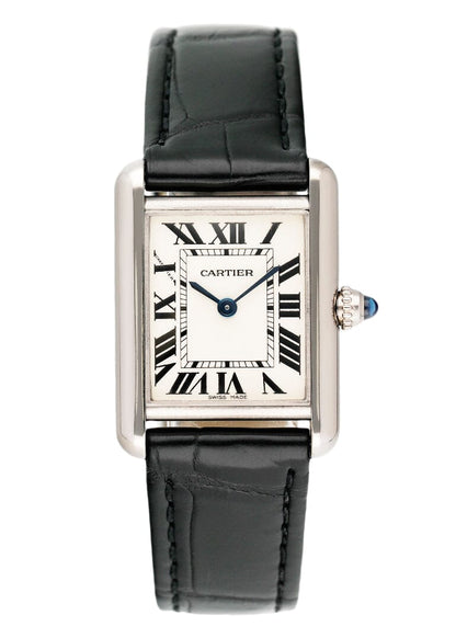 Cartier Tank Louis W1541056 18K White Gold Ladies Watch
