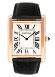 Cartier Tank Louis XL W1560017 18K Rose Gold Mens Watch Box Papers - Watches