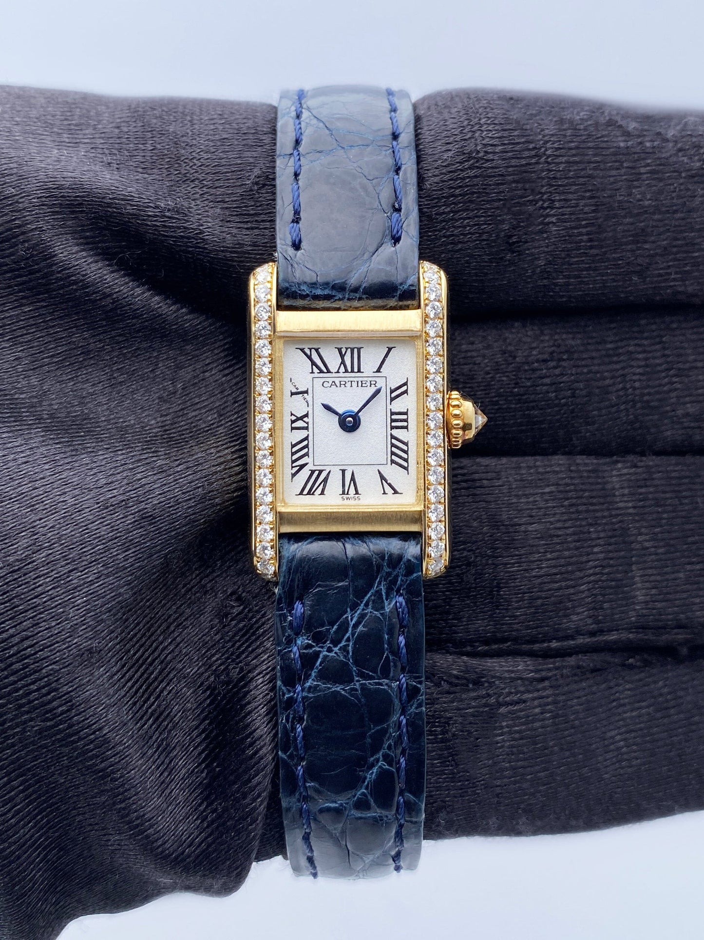 Cartier Tank Mini WB200751 Diamond Ladies Watch - Watches