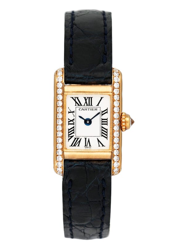 Cartier Tank Mini WB200751 Diamond Ladies Watch - Watches