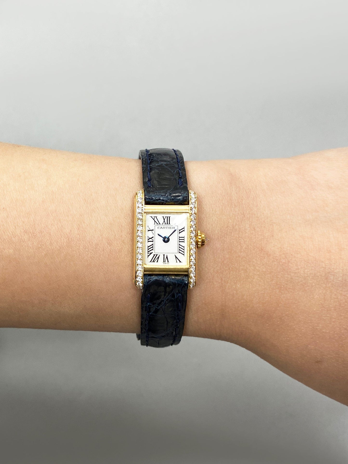 Cartier Tank Mini WB200751 Diamond Ladies Watch - Watches