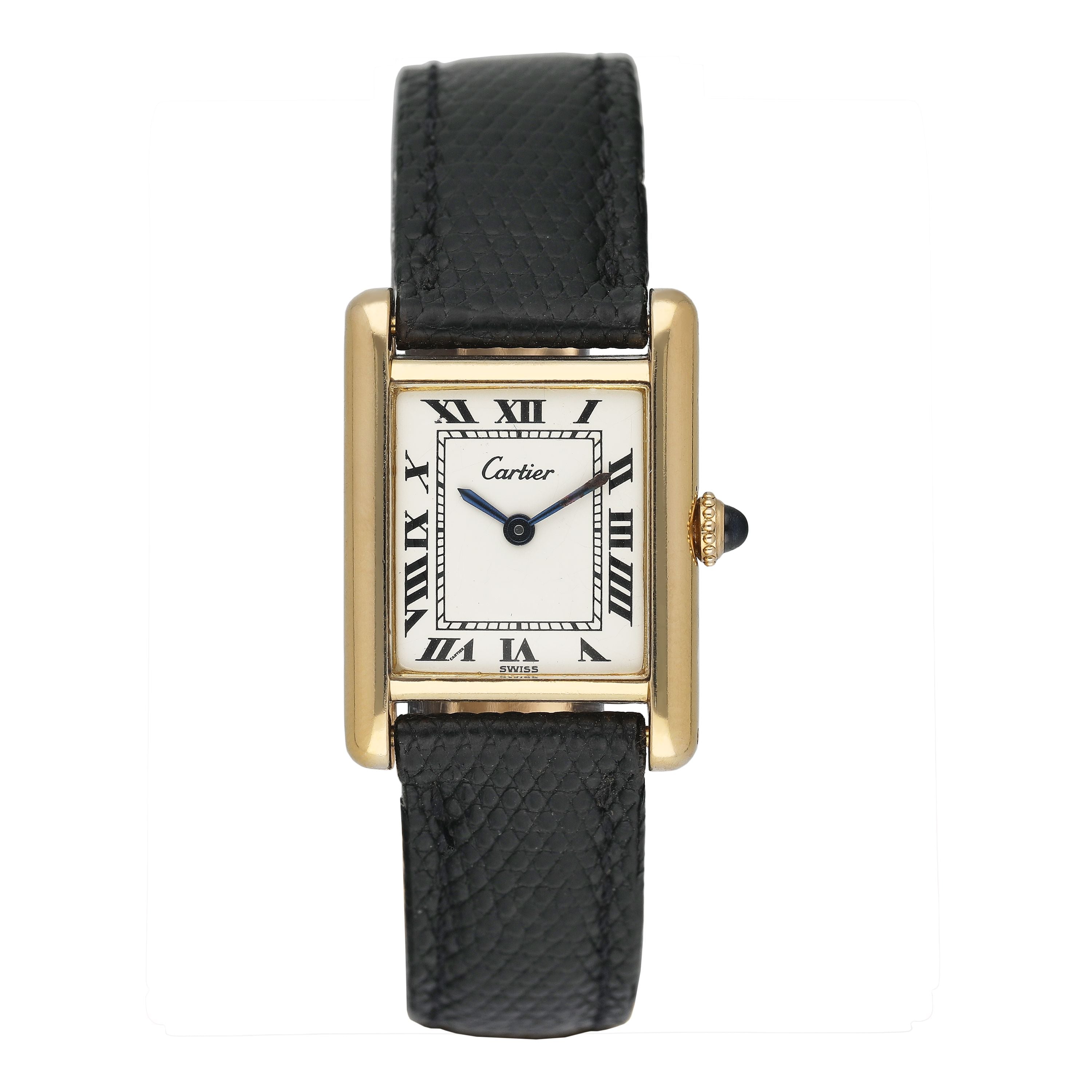 Cartier Tank Paris 78087 18K Yellow Gold Ladies Watch – Phigora
