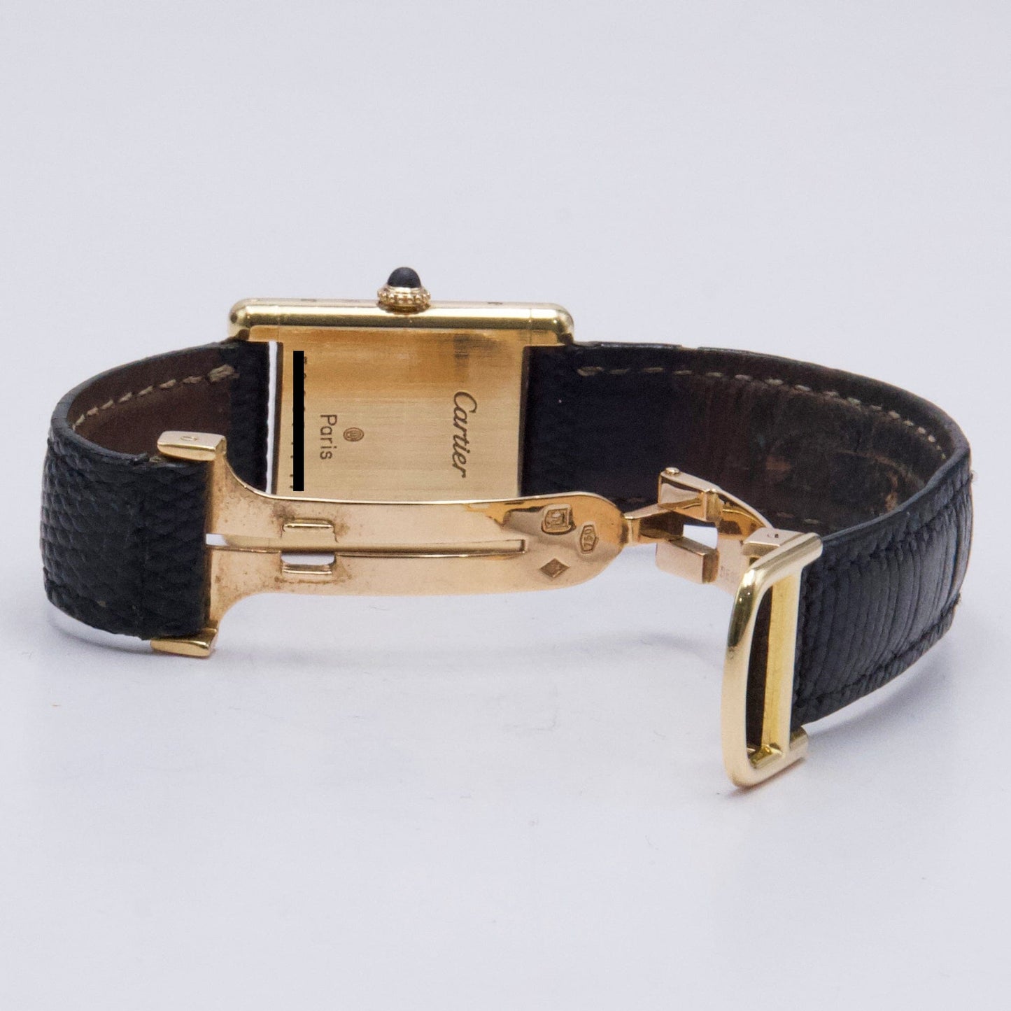 Cartier Tank Paris 78087 18K Yellow Gold Ladies Watch - Virtual