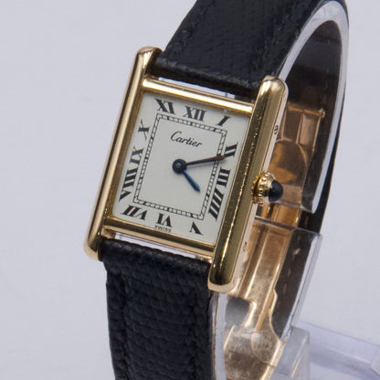 Cartier Tank Paris 78087 18K Yellow Gold Ladies Watch - Virtual