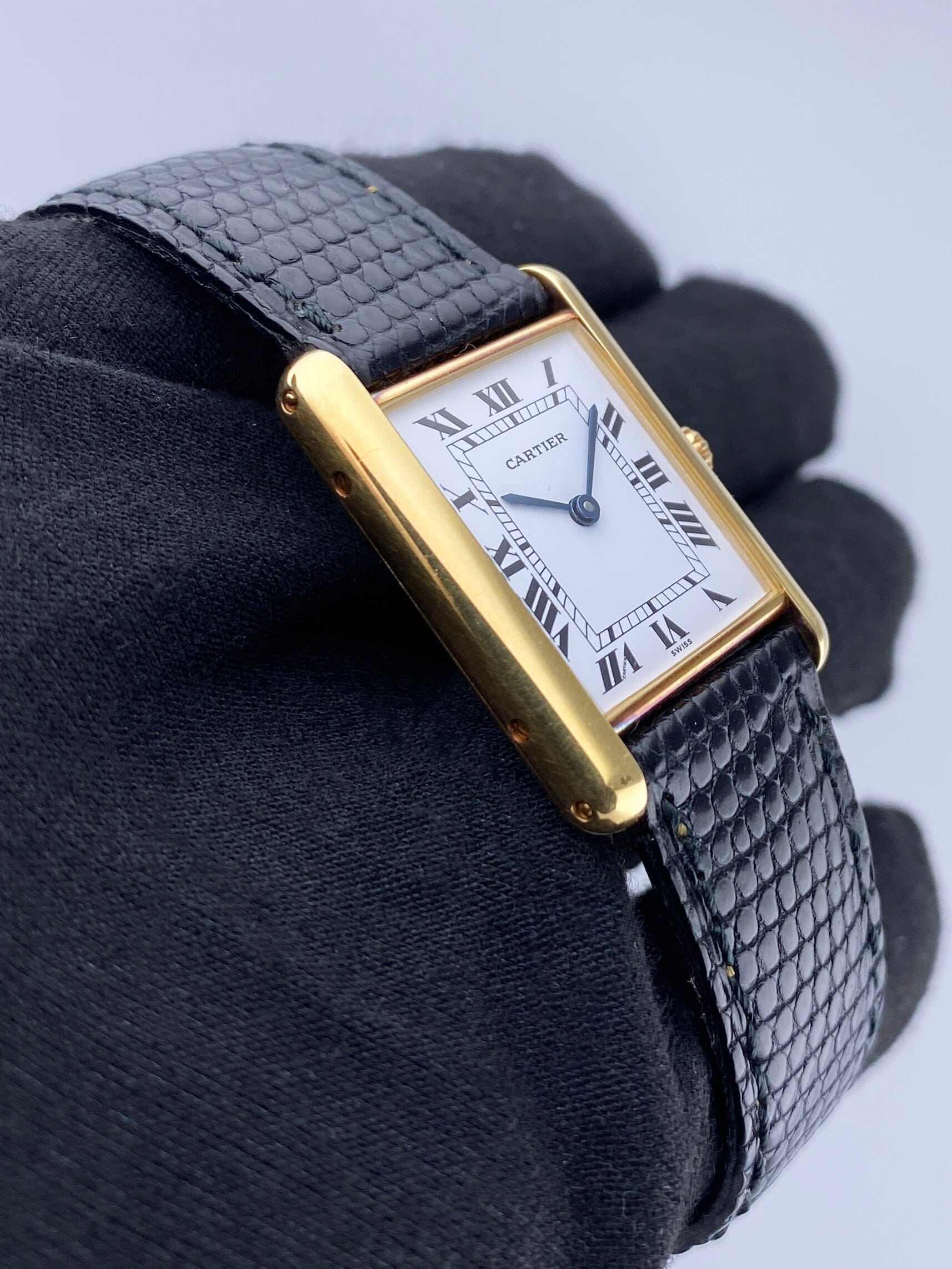 Cartier Tank Paris Quartz 18K Yellow Gold Ladies Watch - Watches