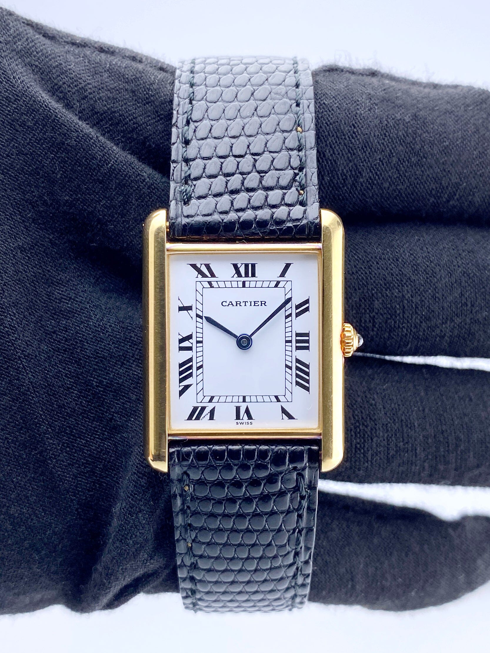 Cartier Tank Paris Quartz 18K Yellow Gold Ladies Watch - Watches