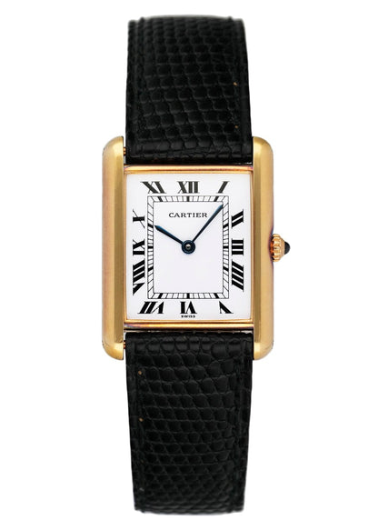 Cartier Tank Paris Quartz 18K Yellow Gold Ladies Watch - Watches