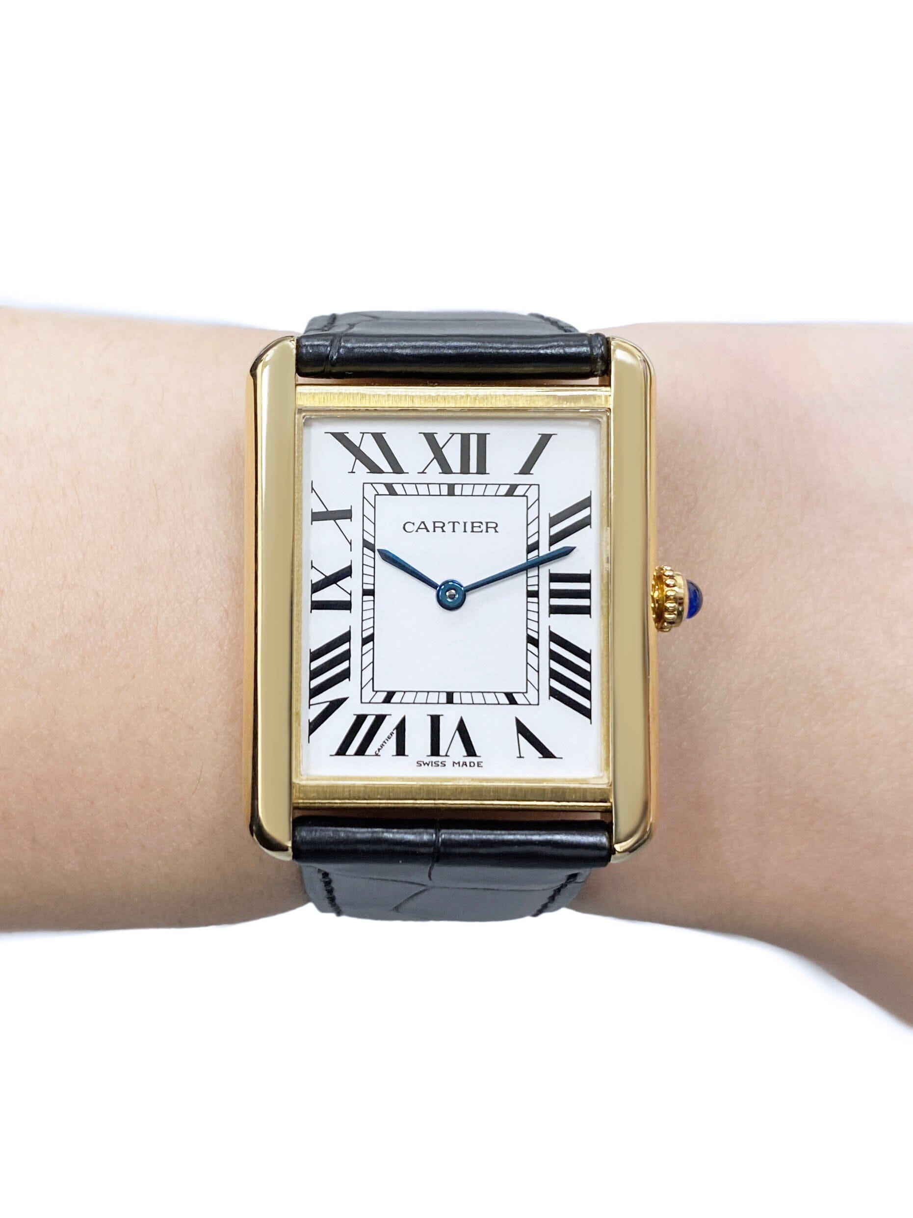 Cartier Tank Solo Large W1018855 18K Yellow Gold Watch | – Phigora