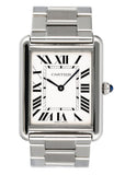 Cartier Tank Solo Large W5200014 Silver Dial Mens Watch - Watches