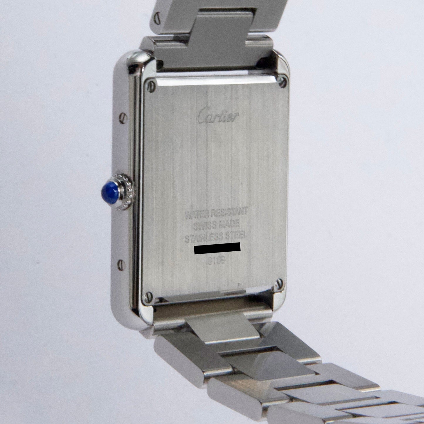 Cartier Tank Solo Large W5200014 Silver Dial Mens Watch Box Papers - Watches