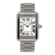 Cartier Tank Solo Small W5200013 Silver Dial Ladies Watch Box Papers - Watches