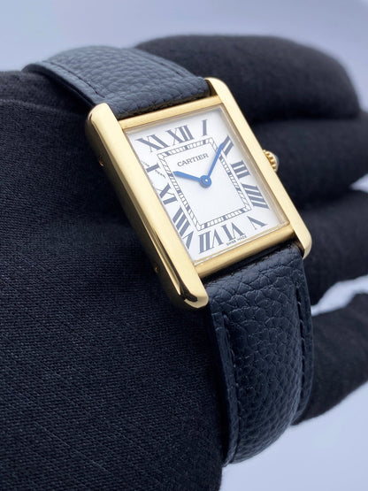 Cartier Tank Solo W1018755 18K Yellow Gold Ladies Watch - Watches
