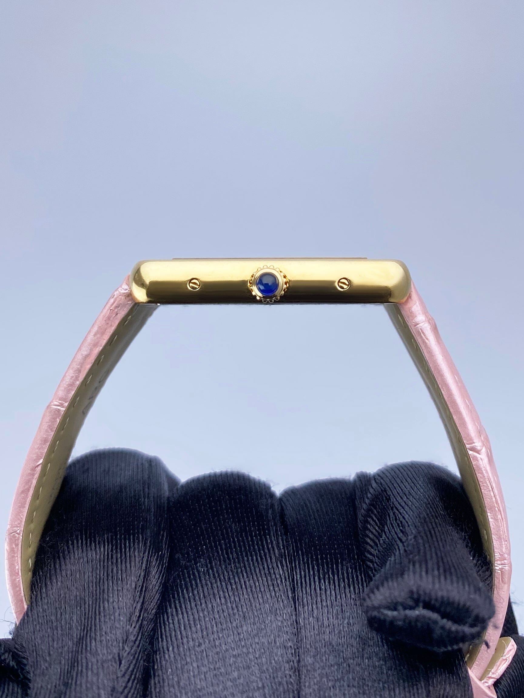 Cartier Tank Solo W1018855 Large Size 18K Yellow Gold Ladies Watch - Watches