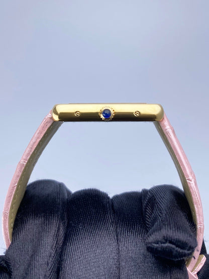 Cartier Tank Solo W1018855 Large Size 18K Yellow Gold Ladies Watch - Watches