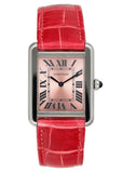 Cartier Tank Solo W5200000 Pink Dial Ladies Watch - Watches