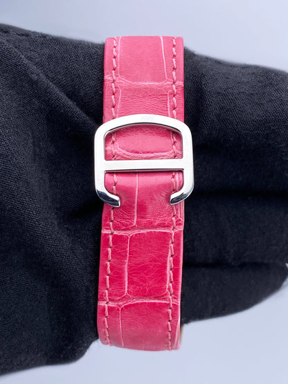 Cartier Tank Solo W5200000 Pink Dial Ladies Watch Box Papers - Watches