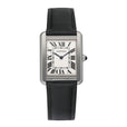 Cartier Tank Solo W5200005 Silver Dial Ladies Watch Box Papers - Watches