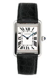 Cartier Tank Solo W5200005 Silver Dial Ladies Watch Box Papers - Watches