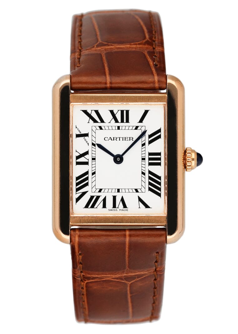 Cartier Tank Solo W5200024 18K Rose Gold Ladies Watch - Watches
