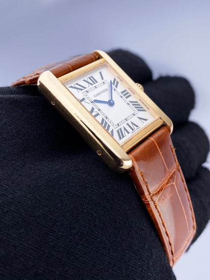 Cartier Tank Solo W5200024 18K Rose Gold Ladies Watch - Watches