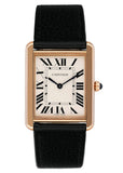 Cartier Tank Solo W5200025 18K Rose Gold Watch Box Papers - Wristwatch