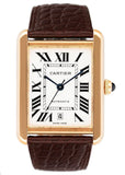 Cartier Tank Solo XL W5200026 18K Rose Gold Mens Watch Box Papers - Watches