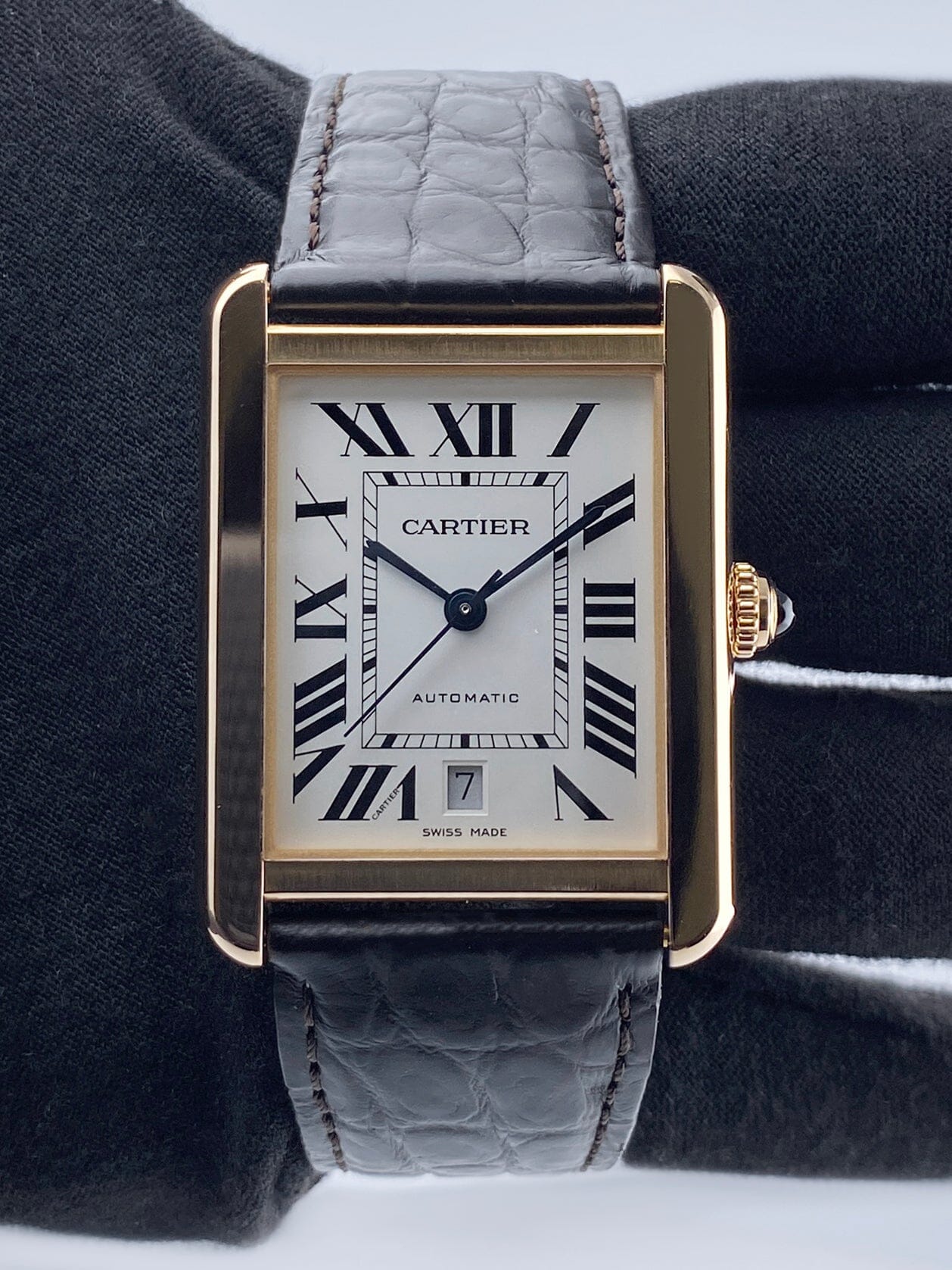 Cartier Tank Solo XL W5200026 18K Rose Gold Mens Watch Box – Phigora