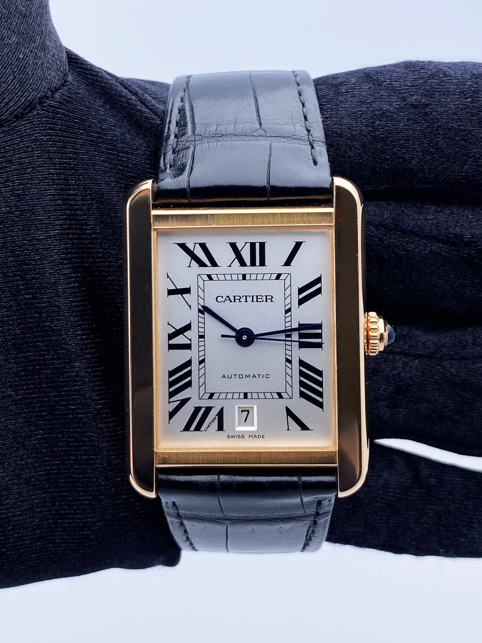 Cartier Tank Solo XL W5200026 18K Rose Gold Mens Watch | – Phigora