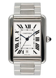 Cartier Tank Solo XL W5200028 Stainless Steel Mens Watch Box Papers - Wristwatch