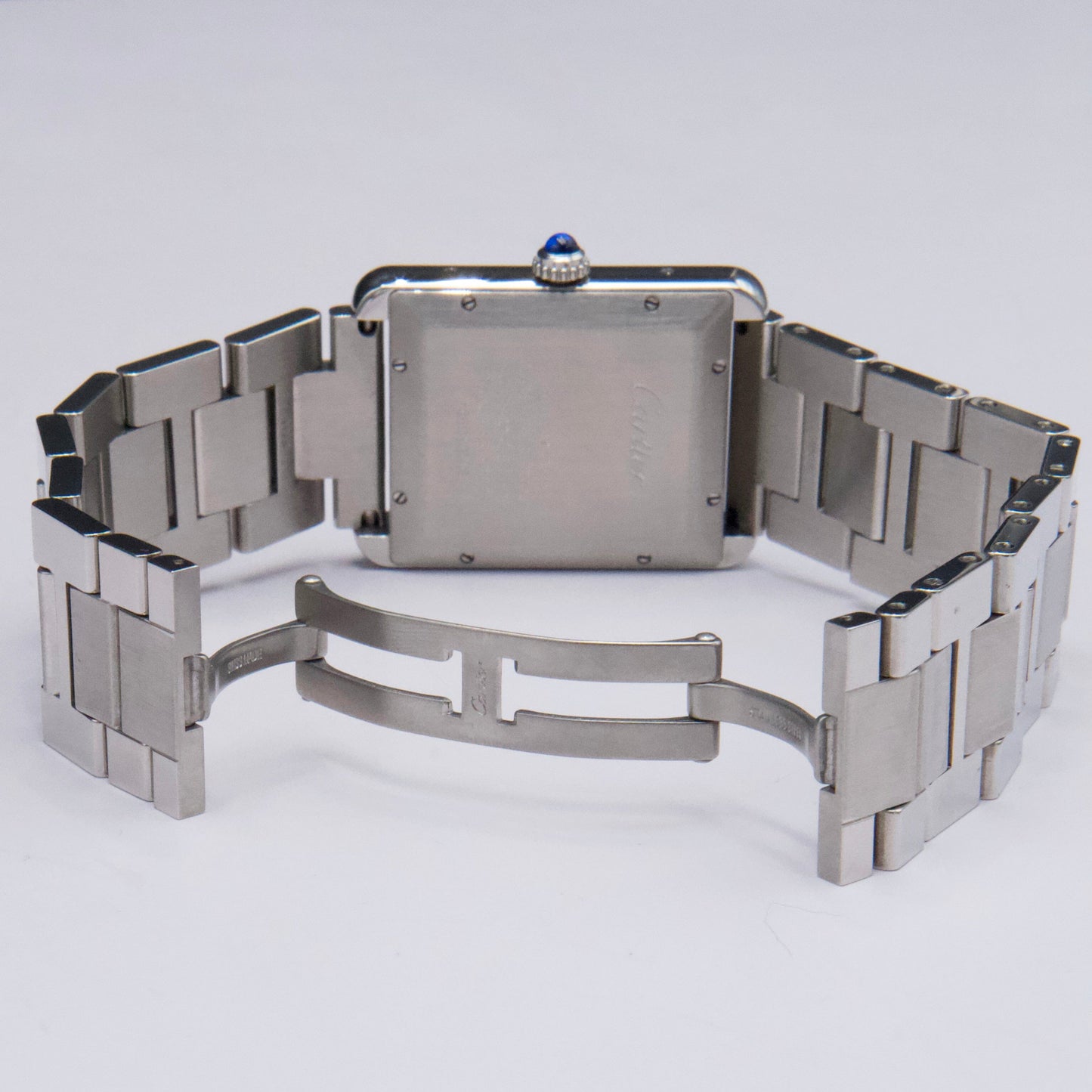 Cartier Tank Solo XL W5200028 Stainless Steel Mens Watch Box Papers - Wristwatch
