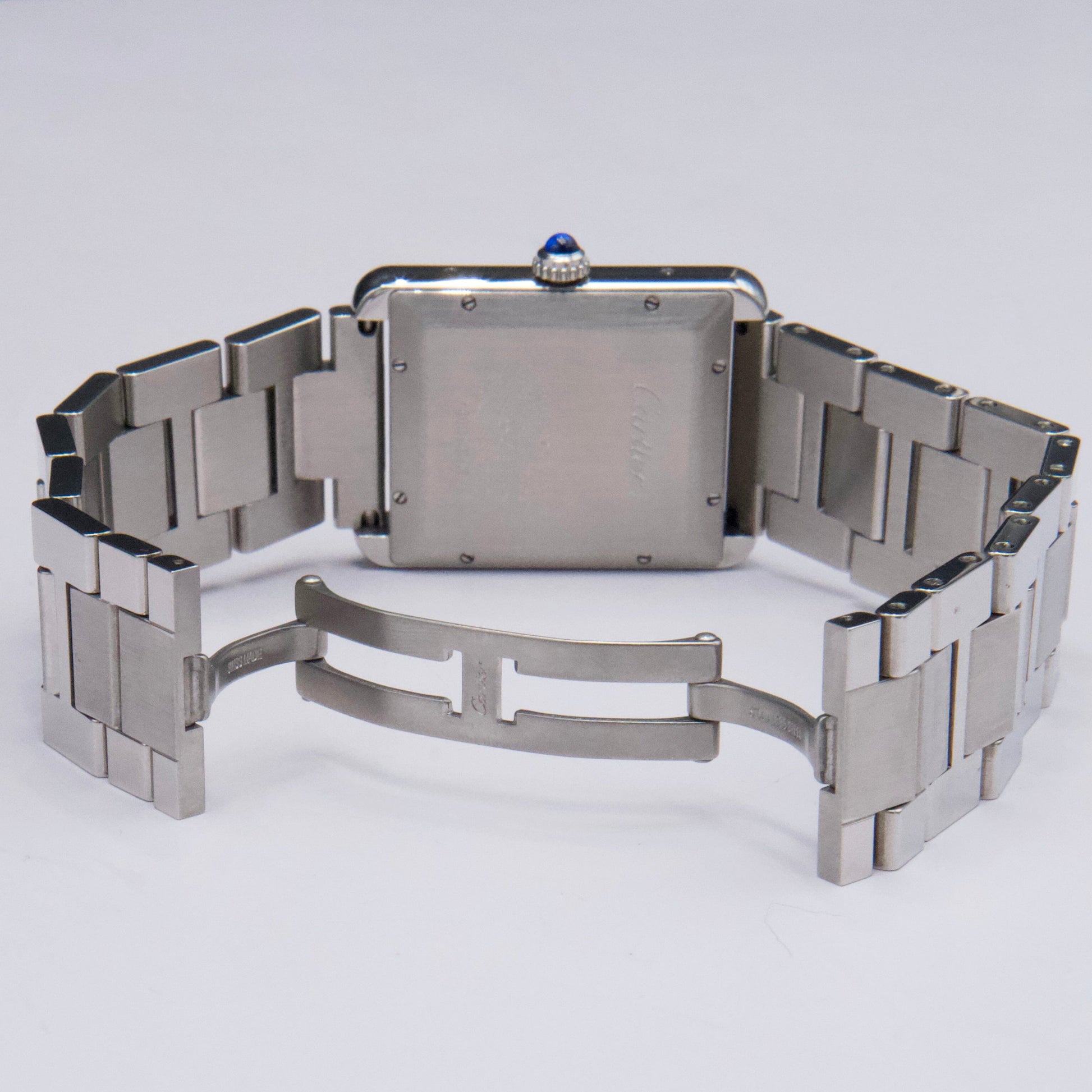 Cartier Tank Solo XL W5200028 Stainless Steel Mens Watch Box Papers - Wristwatch