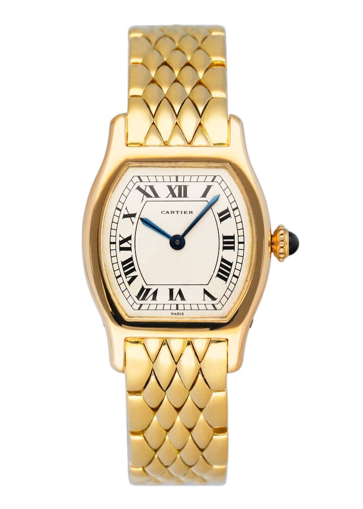 Cartier Tortue 18K Yellow Gold Ladies Watch - Watches