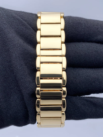 Cartier Tortue Large WA5037W8 Diamond Yellow Gold Mens Watch - Watches