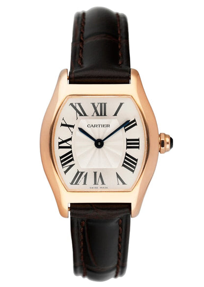 Cartier Tortue W1556360 18K Rose Gold Ladies Watch - Wristwatch