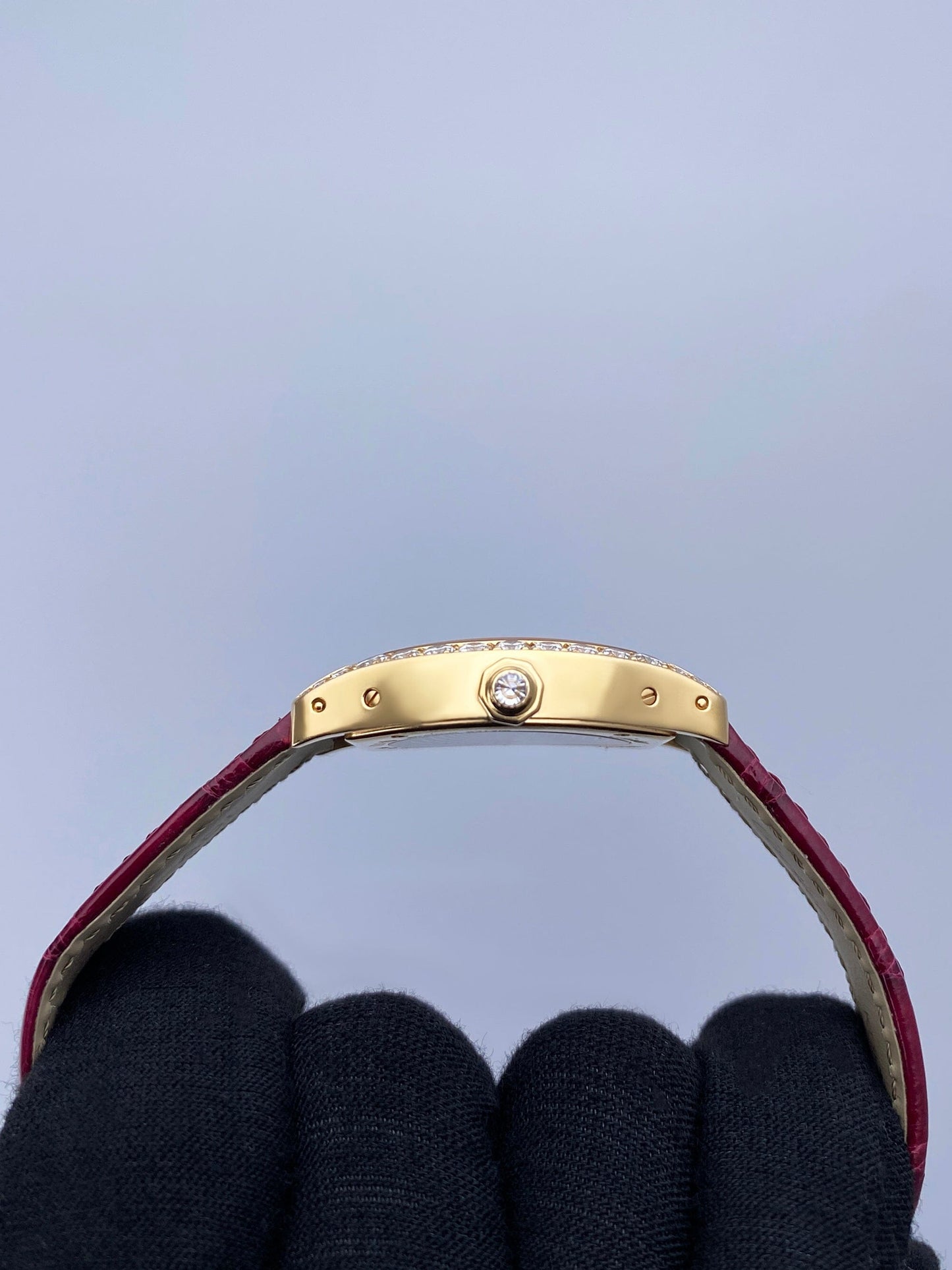 Cartier Tortue WA505031 Diamond 18K Rose Gold Ladies Watch - Watches