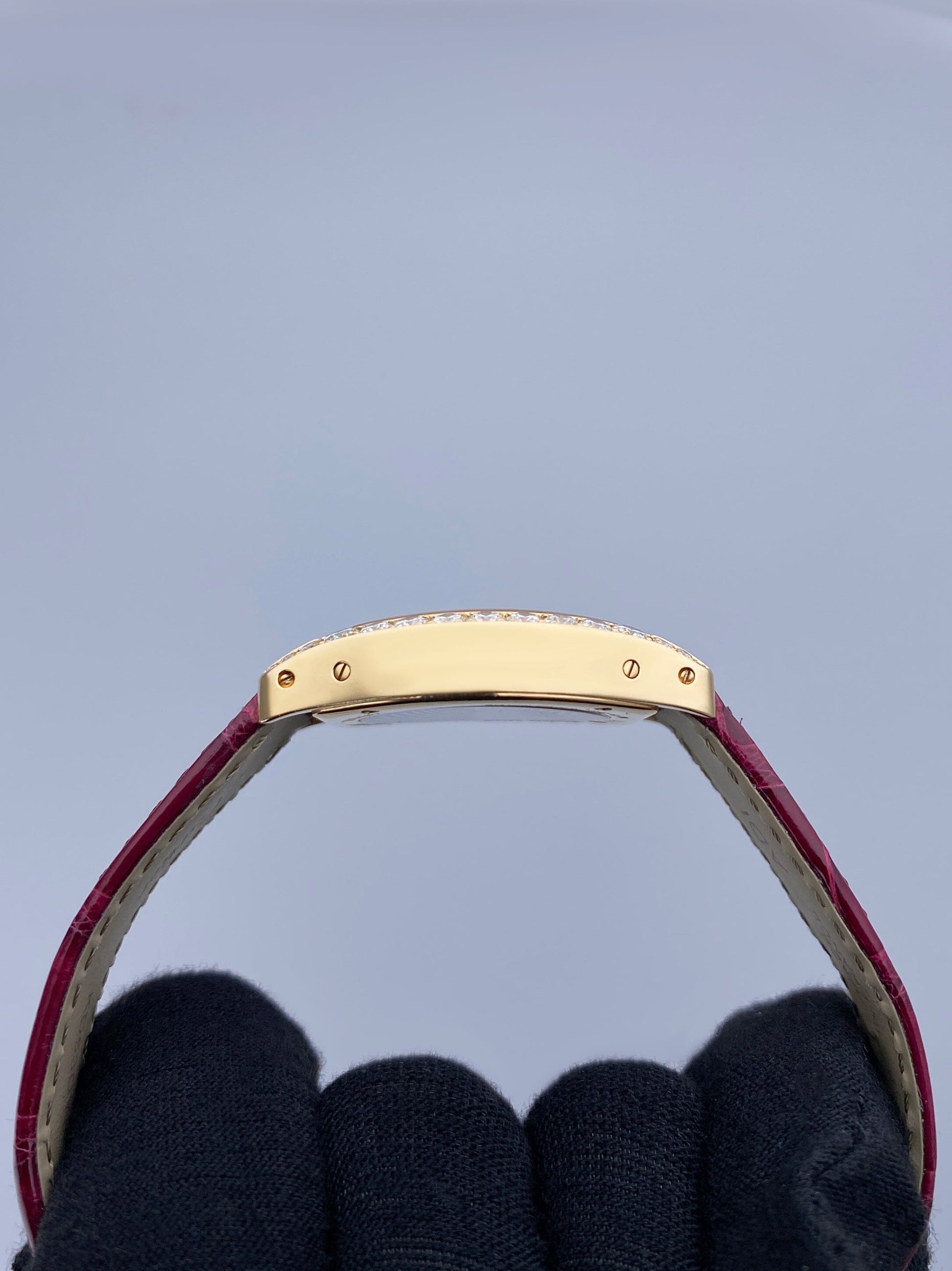 Cartier Tortue WA505031 Diamond 18K Rose Gold Ladies Watch - Watches